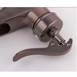 Antique Brass Finish Single Hole Single Handle Bathroom Basin Faucet