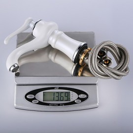 Antique Finish Brass One Hole Single Handle Bathroom Sink Faucet