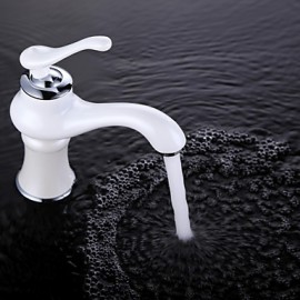 Antique Finish Brass One Hole Single Handle Bathroom Sink Faucet