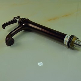 Antique Oil-Rubbed Bronze Finish Single Handle Bathroom Sink Faucet