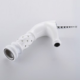 Antique Painting Brass One Hole Single Handle Bathroom Sink Faucet