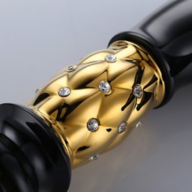 Antique Painting Brass One Hole Single Handle Bathroom Sink Faucet