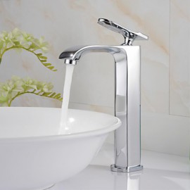 Antique Painting Chrome Brass One Hole Single Handle Bathroom Sink Faucet