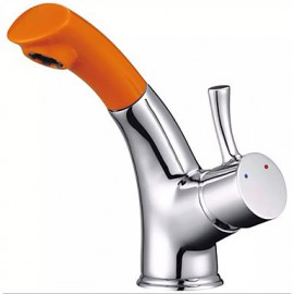 Antique Pullout Spray Brass Painting