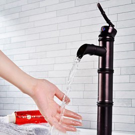 Antique Single Handle Centerset Bathroom Sink Faucet Orb Finish