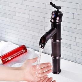 Antique Single Handle Centerset Bathroom Sink Faucet Orb Finish