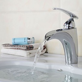 Antique Style Chrome Plating And Gold Plating Single Handle One Hole Hot And Cold Water Bathroom Sink Faucet