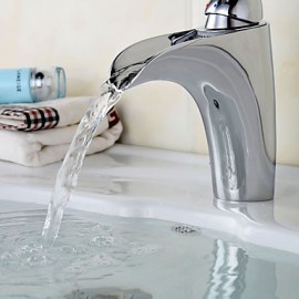 Antique Style Chrome Plating And Gold Plating Single Handle One Hole Hot And Cold Water Bathroom Sink Faucet