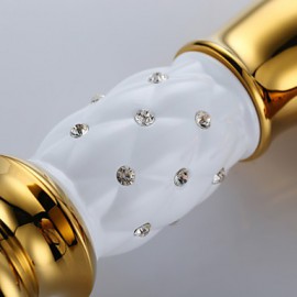 Antique Ti-Pvd Brass One Hole Single Handle Bathroom Sink Faucet