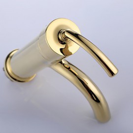 Antique Ti-Pvd Finish Brass One Hole Single Handle Bathroom Sink Faucet