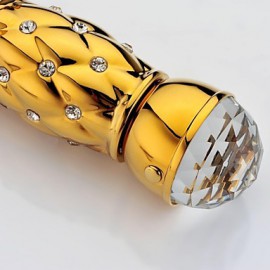 Antique Ti-Pvd Finish Brass Three Hole Two Handle Bathroom Sink Faucet