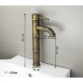 Antique Waterfall Brass Antique Brass