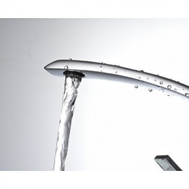 Aquafaucet Unique Bathroom Sink Vessel Faucet Vanity Mixer Tap Chrome Brass