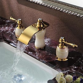 Art Deco / Retro Waterfall Brass Ti-Pvd