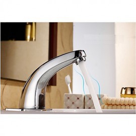 Automatic Sense Faucet For Kitchen Bathroom Sink Water Saving Electric Tap Battery Power Brass Material Chrome Finish