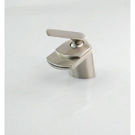 Basin Faucet Torneira Waterfall Bathroom Brushed Nickel