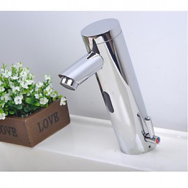 Bathroom Sink Faucet Brass Finish With Automatic Sensor (Chrome Finish)