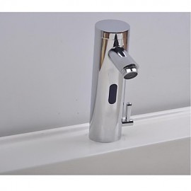Bathroom Sink Faucet Brass Finish With Automatic Sensor (Chrome Finish)