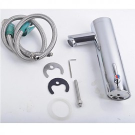 Bathroom Sink Faucet Brass Finish With Automatic Sensor (Chrome Finish)