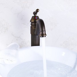 Bathroom Sink Faucet Classic Style Antique Bronze Finish