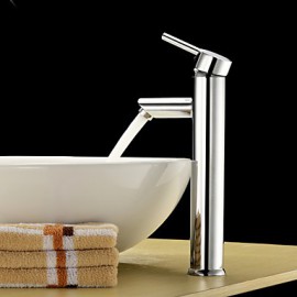 Bathroom Sink Faucet Diamond Shape Single Handle Chrome Finished Solid Brass Faucet