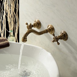 Bathroom Sink Faucet In Antique Inspired Designed (Polished Brass Finish)