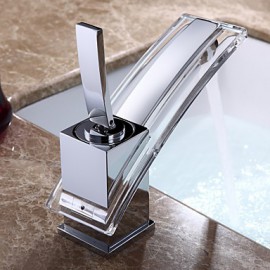 Bathroom Sink Faucet In Post Modern Sytle With Chrome Finish Faucet