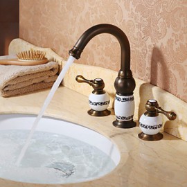 Bathroom Sink Faucet With Antique Brass Finish Antique Design Faucet