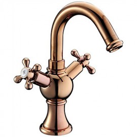 Bathroom Sink Faucet With Antique Brass Finish Antique Design Faucet