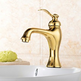 Bathroom Sink Faucet With Ti-Pvd Finish Faucet