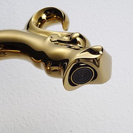 Bathroom Sink Faucet Antique Brass Rose Gold