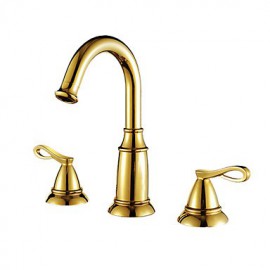 Bathroom Sink Faucet Antique Brass Ti-Pvd