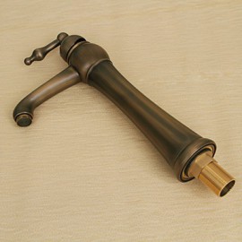 Bathroom Sink Faucet Art Deco / Retro Brass Antique Brass