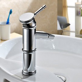 Bathroom Sink Faucet Art Deco / Retro Brass Chrome