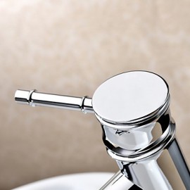 Bathroom Sink Faucet Art Deco / Retro Brass Chrome