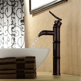Bathroom Sink Faucet Art Deco / Retro Brass Oil-Rubbed Bronze