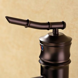 Bathroom Sink Faucet Art Deco / Retro Brass Oil-Rubbed Bronze