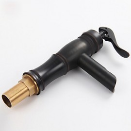 Bathroom Sink Faucet Art Deco / Retro Waterfall Brass Oil-Rubbed Bronze