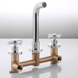 Bathroom Sink Faucet Contemporary Rotatable Brass Chrome
