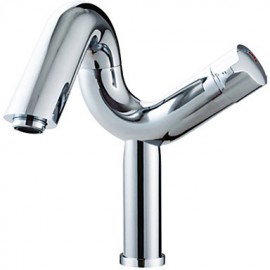 Bathroom Sink Faucet Contemporary Rotatable Brass Chrome