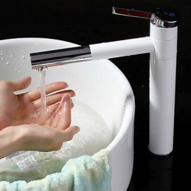 Bathroom Sink Faucet Contemporary Rotatable Brass Chrome