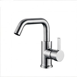 Bathroom Sink Faucet Contemporary Rotatable Stainless Steel