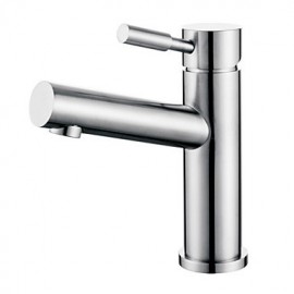 Bathroom Sink Faucet Contemporary Stainless Steel Brushed