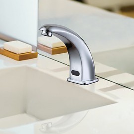 Bathroom Sink Faucet Contemporary Touch/Touchless Brass Chrome