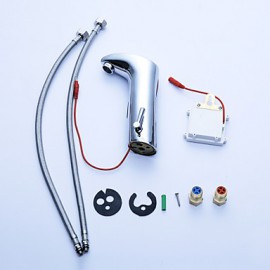 Bathroom Sink Faucet Contemporary Touch/Touchless Brass Chrome