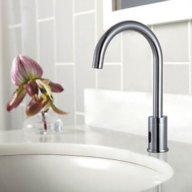 Bathroom Sink Faucet Contemporary Touch/Touchless Brass Chrome