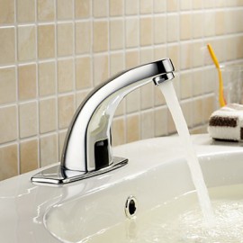 Bathroom Sink Faucet Contemporary Touch/Touchless Chrome