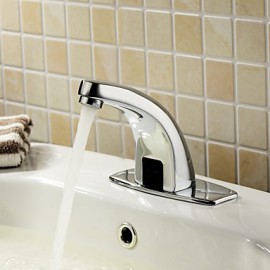 Bathroom Sink Faucet Contemporary Touch/Touchless Chrome