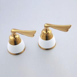 Bathroom Sink Faucet Contemporary Waterfall Brass Ti-Pvd