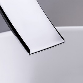 Bathroom Sink Faucet Contemporary Waterfall Stainless Steel Chrome